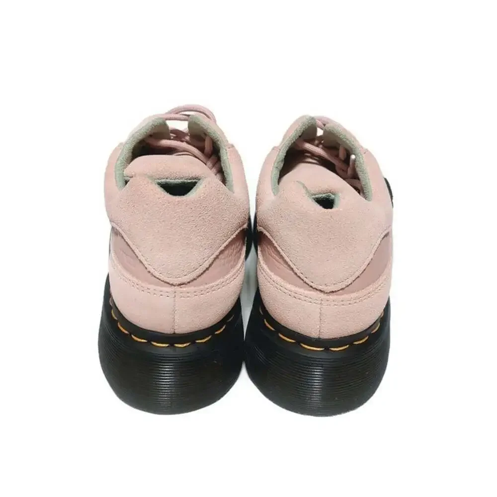 Dr Martens Buzz 5i Suede Leather Platform Shoes Womens Size 7 EU 38 Powder Pink
